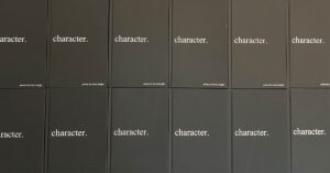 Signed Poetry Book by Travis Knight - character.