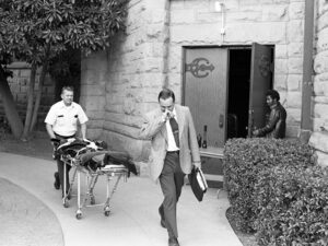 Stanford Church Slaying | photo: Stanford Daily, Oct. 1974