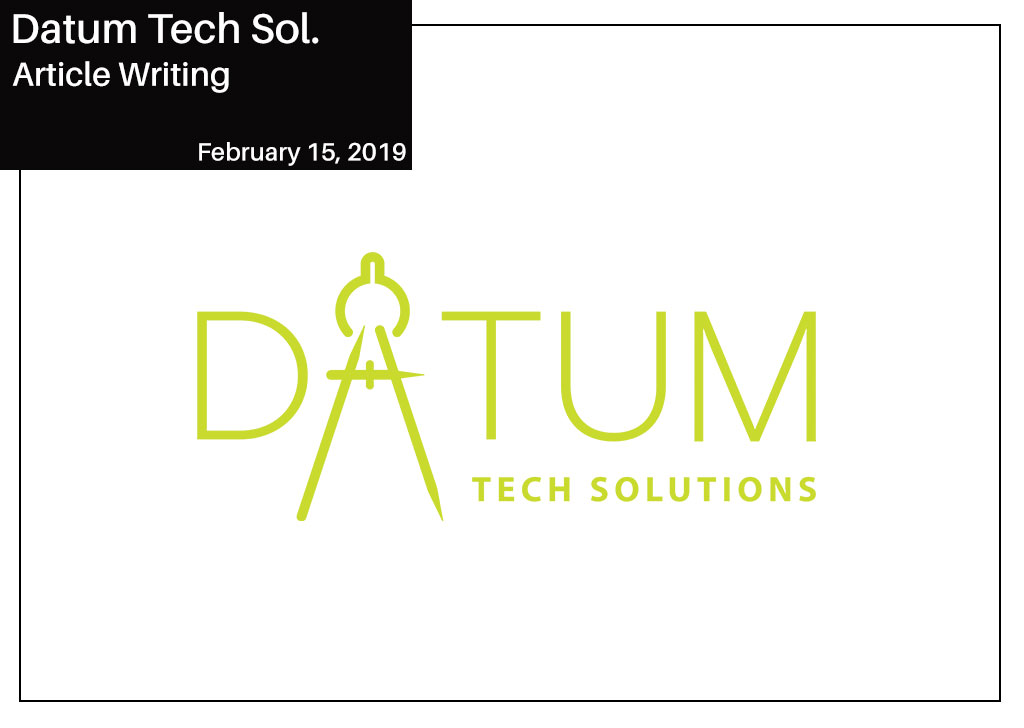 Datum Tech Solutions - Article Writing by Travis Knight