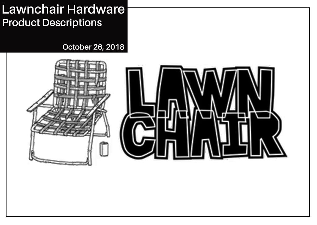 Lawnchair Hardware - Copywriting by Travis Knight